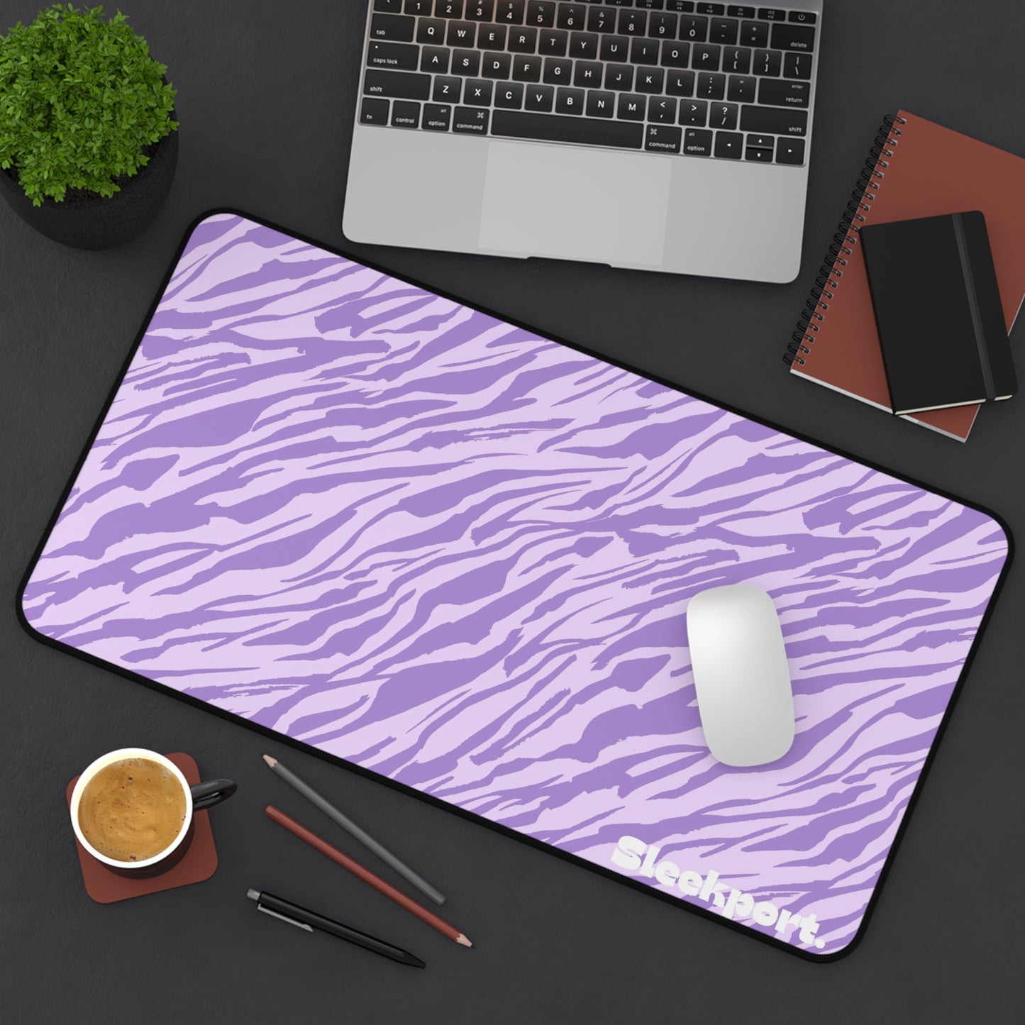 Purple tiger mousepad