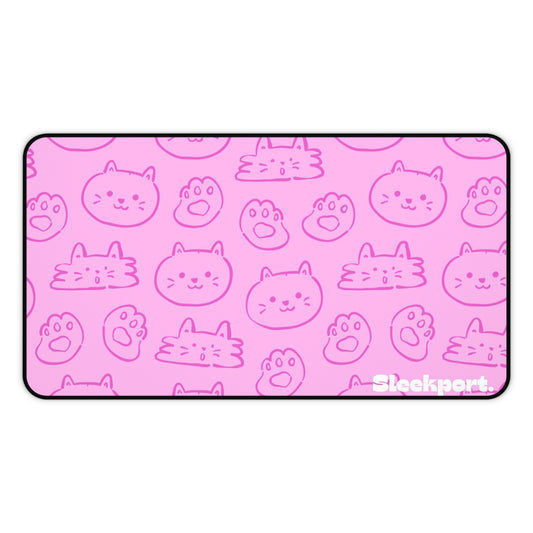 Pink cats mousepads